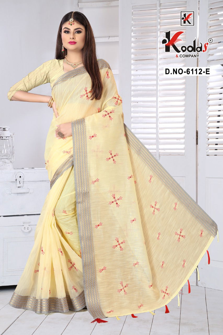Ruhani 6112 Casual Wear Latest Designer Festive Wear Cotton Saree Collection 
